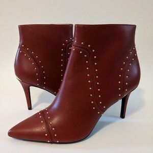 Calvin Klein Grazia Ankle Booties Garnet Size 8.5